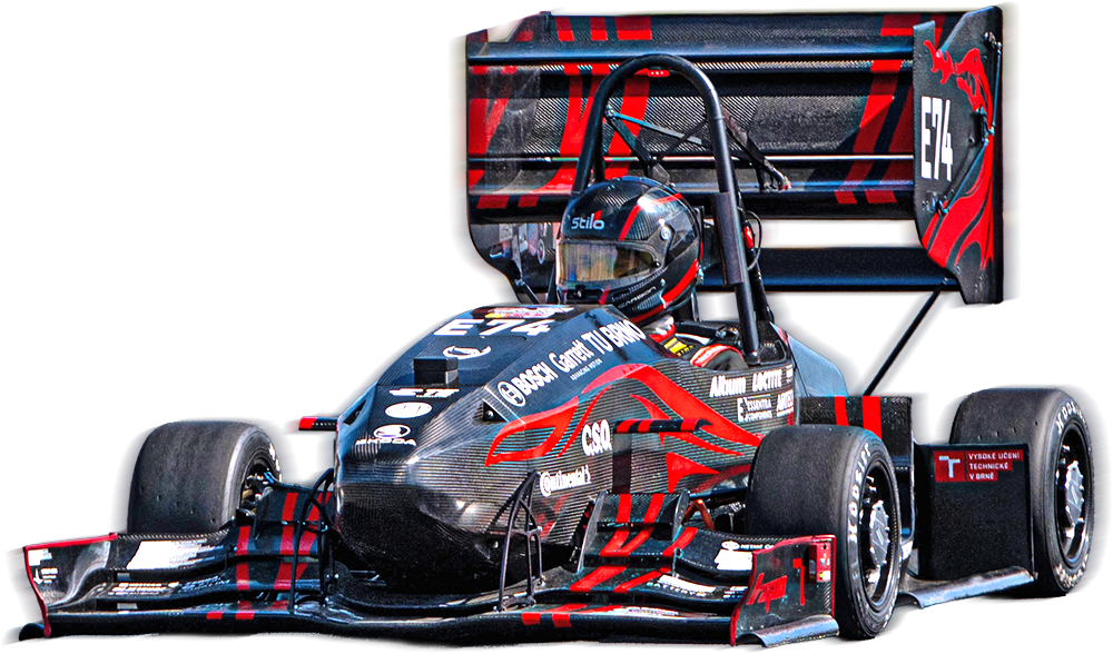 TU Brno Racing electric formula car